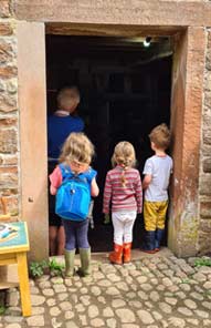 Children visiting The mill